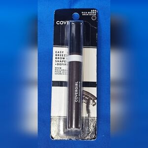 CoverGirl Easy Breezy Brow Shape Define Brow Mascara 605 Rich Brown NEW Eyebrow